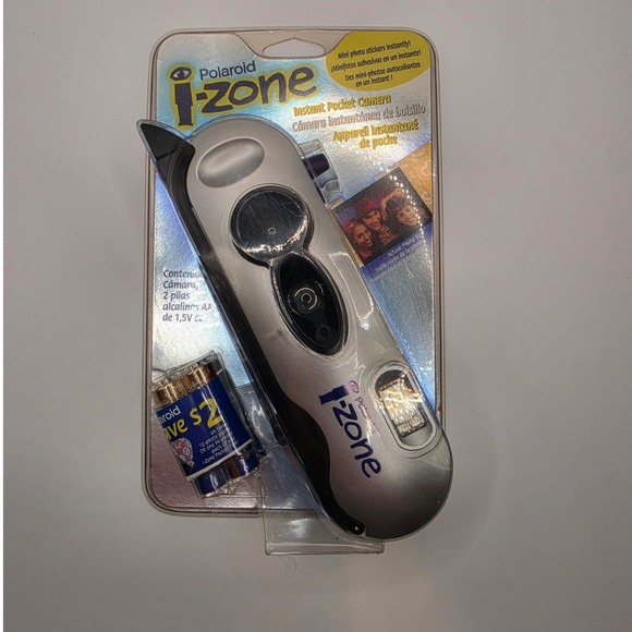 Polaroid Other - Polaroid i-Zone Instant Pocket Camera Silver Vintage 2001 New Sealed 0108-1-13-1